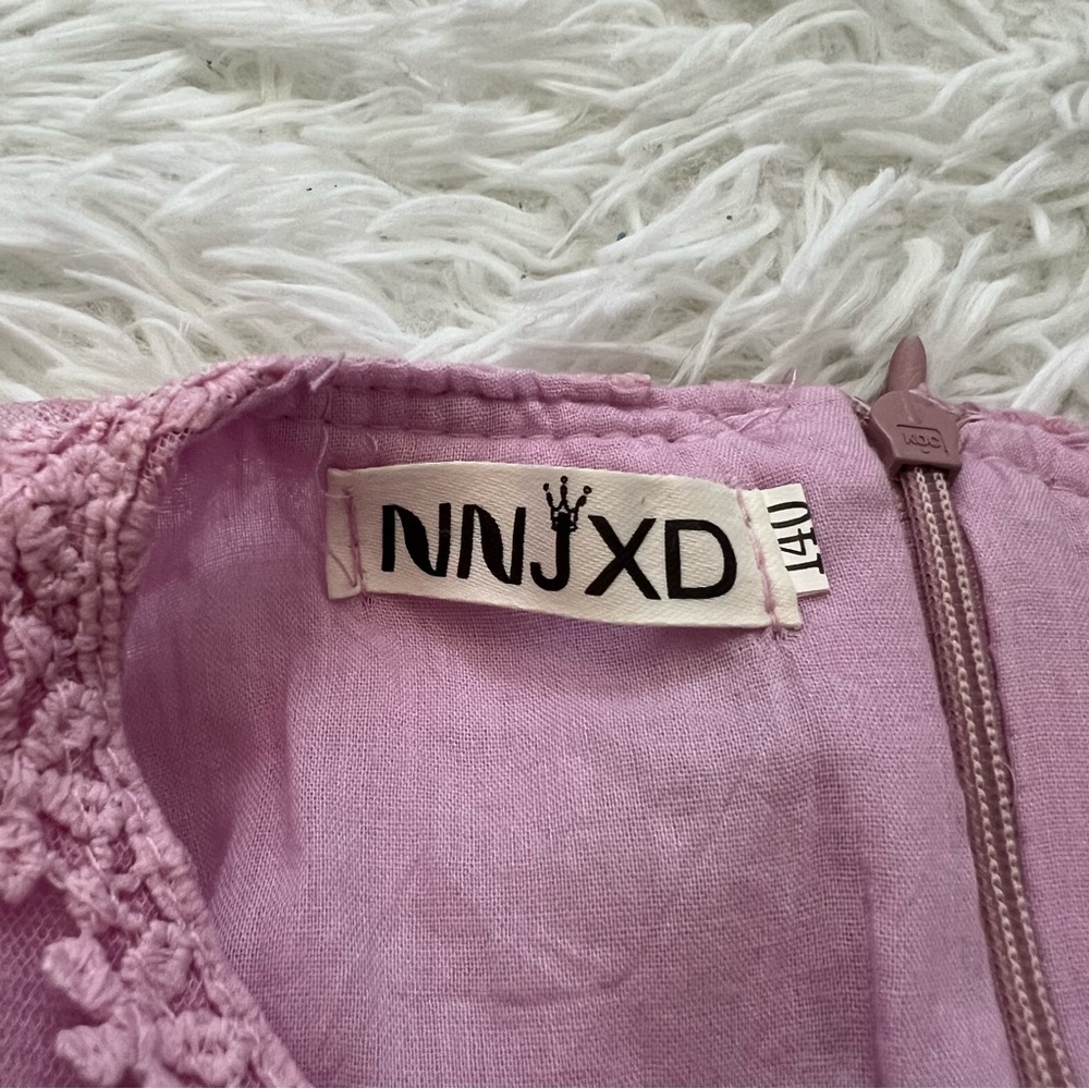Elegant Pink Lace Kids Formal Dress - Picture 3 of 5